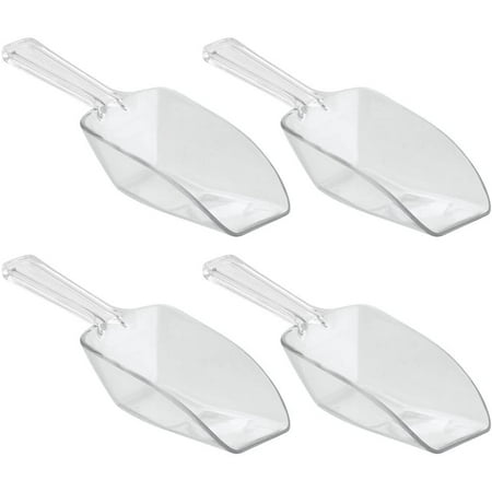 

4 Pieces Multi-purpose Kitchen Scoops Ice Scoop Bath Scoops Food Candy Sugar Scoop for Kitchen Bar Party Wedding