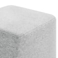 thumbnail image 5 of Ottoman Accent Chair, Grey Gray, Fabric, Living Kitchen Cafe Bistro Hospitality Restaurant, Modern Contemporary HB36569, 5 of 9