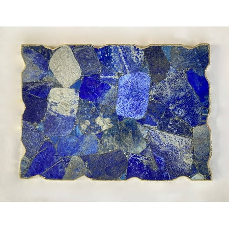 

Large Lapis Lazuli Cheese Platter/Tray/Personalised Momentos