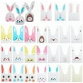 thumbnail image 1 of 100 bolsas de plástico con forma de orejas de conejo, 25 estilos, para dulces, postres, galletas, repostería y pasteles, con bonitas orejas de conejo, 23,3 x 13,8 cm., 1 of 8