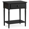 thumbnail image 1 of Leick Coastal Notions Table de Nuit avec Port USB, Noir, 1 of 5