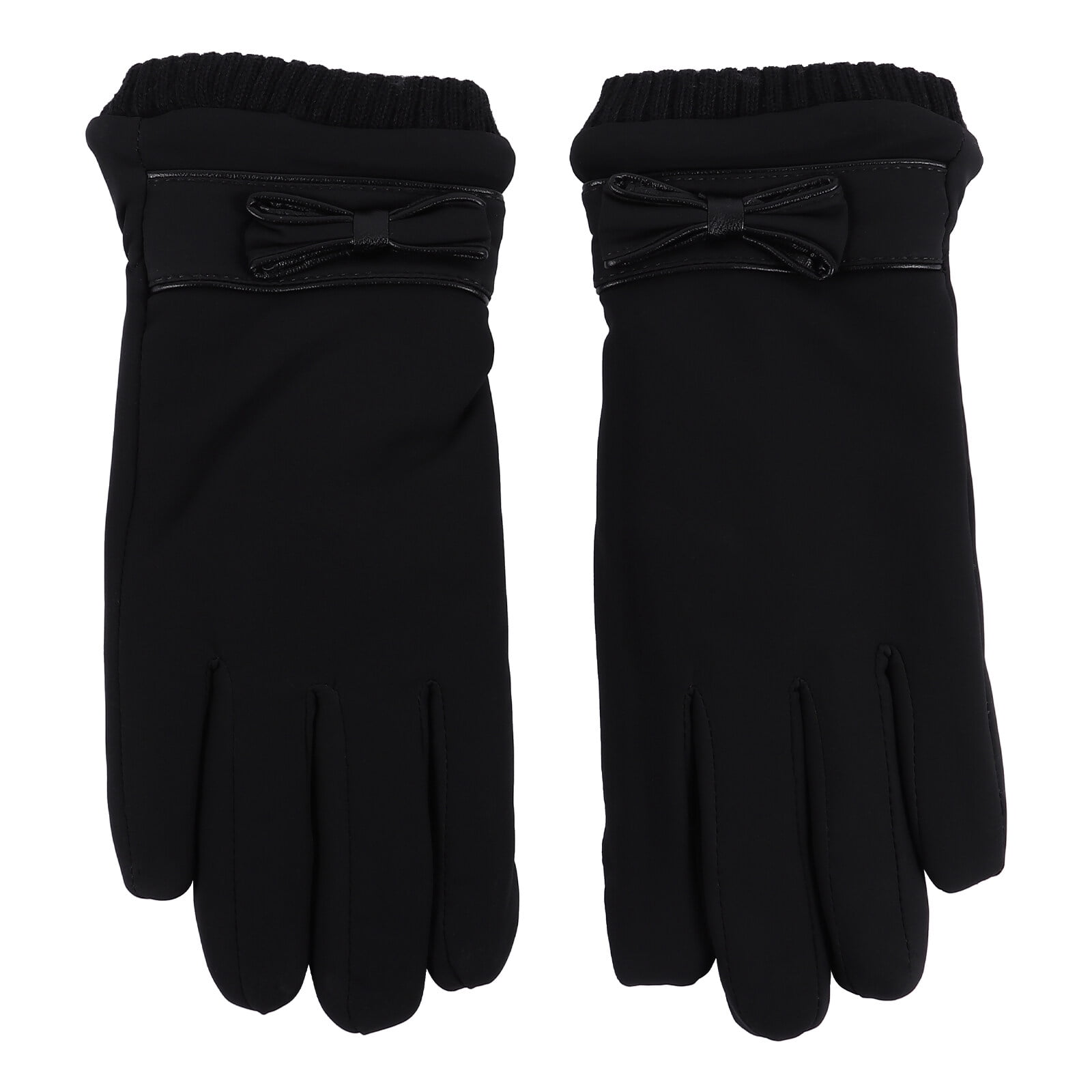 1 Pair Women Winter Gloves Windproof Waterproof Gloves Full Finger