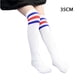 thumbnail image 3 of Qarigey Calcetines de tubo medio Transpirable Algodón puro Buena retención de calor Medias Diseño de rayas Absorbente de sudor para niños Medias tipo 18 Qarigey AP009517-18, 3 of 5