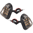 thumbnail image 3 of 12V Yellow Lighting Motorbike Indicators Blinker 9 LED Motorcycle a Pair Piranha Light Flasher Turn Signal, 3 of 8