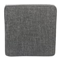 thumbnail image 4 of HomePop Square Transitional Wood and Fabric Lift Off Ottoman in Gray Finish, 4 of 9
