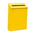 thumbnail image 4 of Kuntesetty Wall Mount Mailbox Decorative Letter Box Postbox Large Capacity Newspaper Holder Yellow, 4 of 9