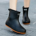 thumbnail image 2 of 2025 Mid Tube Rain Winter Casual Boots for Men Shoes for Women's Border River Berry Boots Rain Boots Wear Rubber Boots Men Car Washing Fishing, 2 of 7