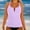 Purple, variant on Women's Swimwear Tankini Set Bikini Top With Swim Shorts Beach Pool Outfit Water Aerobics Swimsuits Galaxy Skirts for Women Sports Swimsuits for Women Sports Swimsuits for Women with Zipper in Back