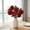 Rouge, variante sur Fleurs d'Oeillet Artificielles Multicolores, 1 Pce Bouquet en Plastique Déco Maison, Fleurs Factices Réalistes de 11,8 Pouces pour Centre de Table, Arrangement de Vase