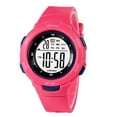 thumbnail image 2 of Reloj digital deportivo para niños y niñas, reloj electrónico resistente al agua, reloj de pulsera con Rosado, 2 of 8