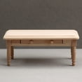 thumbnail image 4 of Naierhg 1:12 Coffee Table Vivid Appearance Long-lasting Wooden Lovely Fairy Garden Furniture Table Ornament Photography Props, 4 of 8