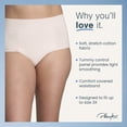 thumbnail image 3 of Playtex Women's Cotton Stretch Light Smoothing Underwear Brief, 3-Pack, 3 of 10