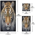 thumbnail image 3 of Beautiful Tiger 3-Piece Towel Set,Soft Absorbent Quick Dry Bath Towels Sets,1 Bath Towel,1 Hand Towel,1 Washcloth,for Bathing Home Hotel Gym Spa Wash cloth, 3 of 7