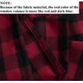 thumbnail image 2 of Christmas Curtains Buffalo Plaid Decoration Kitchen Valance Curtains Buffalo Check Farmhouse Living Room Treatment Decor Curtains 16.14 X 51.18 2 Pack, 2 of 6