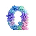 thumbnail image 1 of Q Snowflake Series 2D Acrylic Backpack Car Pendant Decoration Ornament Alphabet Design Q, 1 of 7