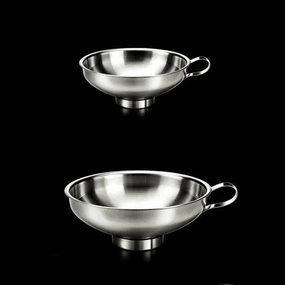 Canning Funnel, 2 Pack Stainless Steel Canning Supplies Kitchen Funnel Jar Funnel Canning Funnel