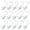 blue, variant on RuiJiao Stainless Steel Heavy Duty Hook Clips with Non-Slip Rubber, 15pcs Space-Saving Drying Clips for Hats, Socks, Clothes, 360° Rotating Rust-Proof Multipurpose Hangers for Wardrobe, Camping