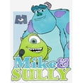 thumbnail image 2 of Women's Monsters at Work Mike & Sulley Best Friends  Graphic Tee White X Large, 2 of 4