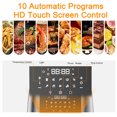 thumbnail image 5 of Jacgood 10-In-1 Digital 13QT Air Fryer Oven w/ Touch Screen,View Window Oil-free For Family Size - 1800W, New, 5 of 7
