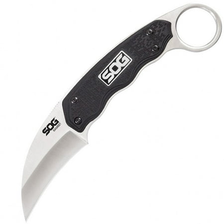 SOG Gambit Satin Polished Knife with 2.6-Inch