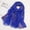Blue, variant on Chuancc Women Scarf Shawl Hijab Scarfs Cotton Blend Shawl Crinkle Wrap Head for Seasons Beige One Size