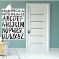 thumbnail image 4 of 520 Pieces 10 Sheets Vinyl Letters Stickers, 2 inch 1 inchCapital Alphabet Stickers Self Adhesive Letters Sticks for Notebook,Door,Signs,Cars(Black), 4 of 5