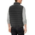 thumbnail image 2 of Men's Lightweight Full Zip Quilted Insulated Water Resistant Warm Puffer Vest (Black, XL), 2 of 3