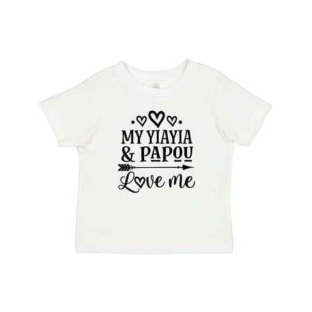 

Inktastic YiaYia and Papou Love Me Granddaughter Gift Baby Girl T-Shirt