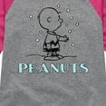 thumbnail image 3 of Peanuts - Charlie Snow  - Toddler & Youth Girls Raglan Graphic T-Shirt, 3 of 6