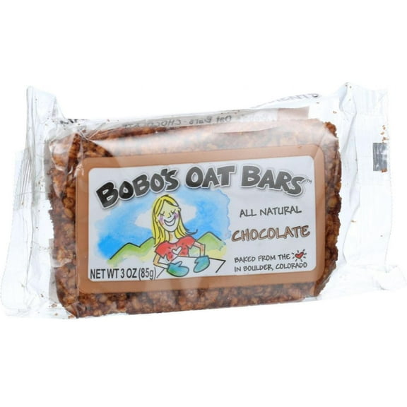 Bobos Chocolate Oat Bar, 3 Ounce -- 12 per case.