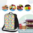 thumbnail image 4 of Balery Colorful Easter eggs Caja de Almuerzo y Bolsa de Almuerzo para Hombres y Mujeres, Bolsa de Almuerzo Reutilizable con Gran Capacidad, Bolsa de Almuerzo Aislada, 4 of 7