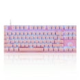 thumbnail image 1 of MOTOSPEED MOTOSPEED CK82 Clavier Mécanique RGB - 87 Touches, Rose, Interrupteur Rouge OUTMU, Filaire USB, Commandes Multimédia, Design Durable, 1 of 6