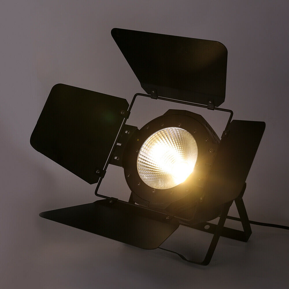 2in1 LED Audience Stage Light w/ Panel DMX512 COB Stage DJ Party Par Light LED Audience Stage Light DMX512 Party Club Stage Par Light Blinder LED Stage Par Audience Lamp Warm White DMX DJ Lamp