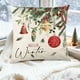 thumbnail image 1 of Funda de Almohada Navideña, Decoración Navideña, Decoración de Sofá, Almohada de Lino, Sofá para El Hogar, Decoración Navideña, Funda de Almohada, 1 of 6