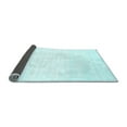 thumbnail image 2 of Ahgly Company Indoor Square Solid Light Blue Modern Area Rugs, 3' Square, 2 of 4