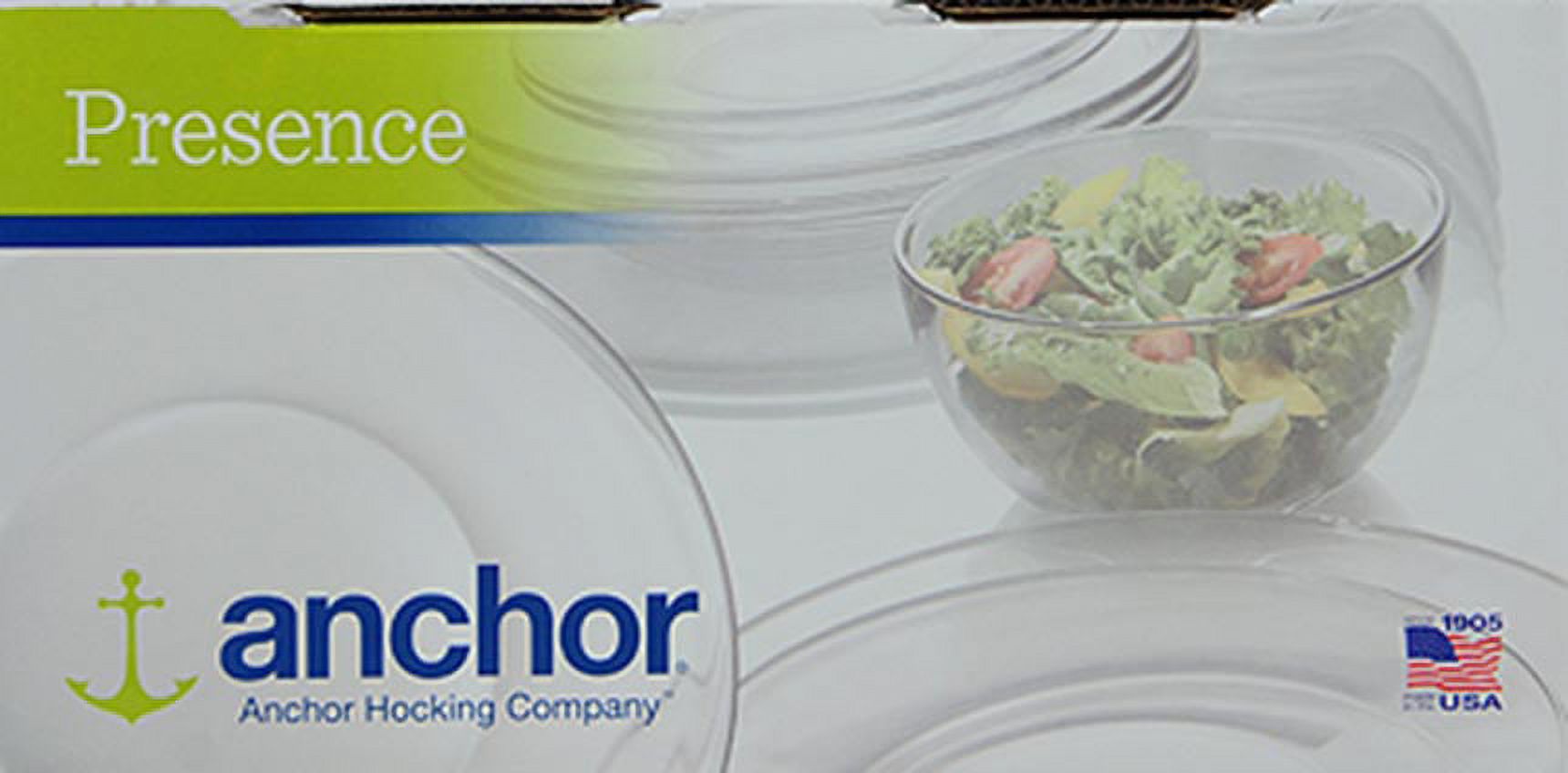 Anchor Hocking Clear Presence Clear Glass Dinnerware Set, 12 Piece - image 4 of 4