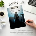 thumbnail image 5 of FMSHPON Halloween Pumpkins Graveyard Clipboard Hardboard Wood Nursing Clip Board and Pull for Standard A4 Letter 13x9 inches, 5 of 8