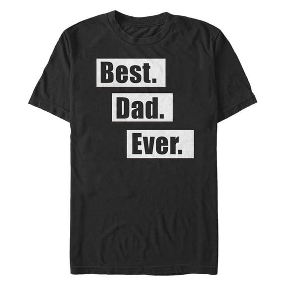 Men's Lost Gods Father's Day Best Dad Ever Fact Graphic T-Shirt