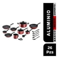 thumbnail image 1 of Batería de Cocina T-Fal Supercook B463SZ84 26 Piezas Roja, 1 of 4
