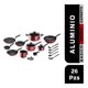 thumbnail image 1 of Batería de Cocina T-Fal Supercook B463SZ84 26 Piezas Roja, 1 of 4