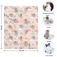 thumbnail image 4 of Light Pink Fairy Pattern Blanket,Comfortable Soft Flannel Throw Blanket,All Season,Warm Lightweight Blankets for Sofa Bed Couch Living Room Chair,30"x40", 4 of 4