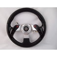 thumbnail image 3 of BLACK Boat Steering wheel W/ Adapter 3 spoke boats with 3/4" tapered key Marine ", 3 of 4