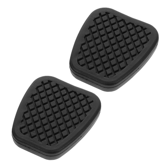 WORGEOUS 2pcs Replacement Brake Clutch Rubber Pedal Cover Non-Slip Pedal Pads Interior Replacement Part Car Foot Pedals Pad Rubber Covers For Pedal