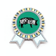 thumbnail image 1 of Lenguaje de mutación Insignia broche Medalla ganadora, 1 of 3