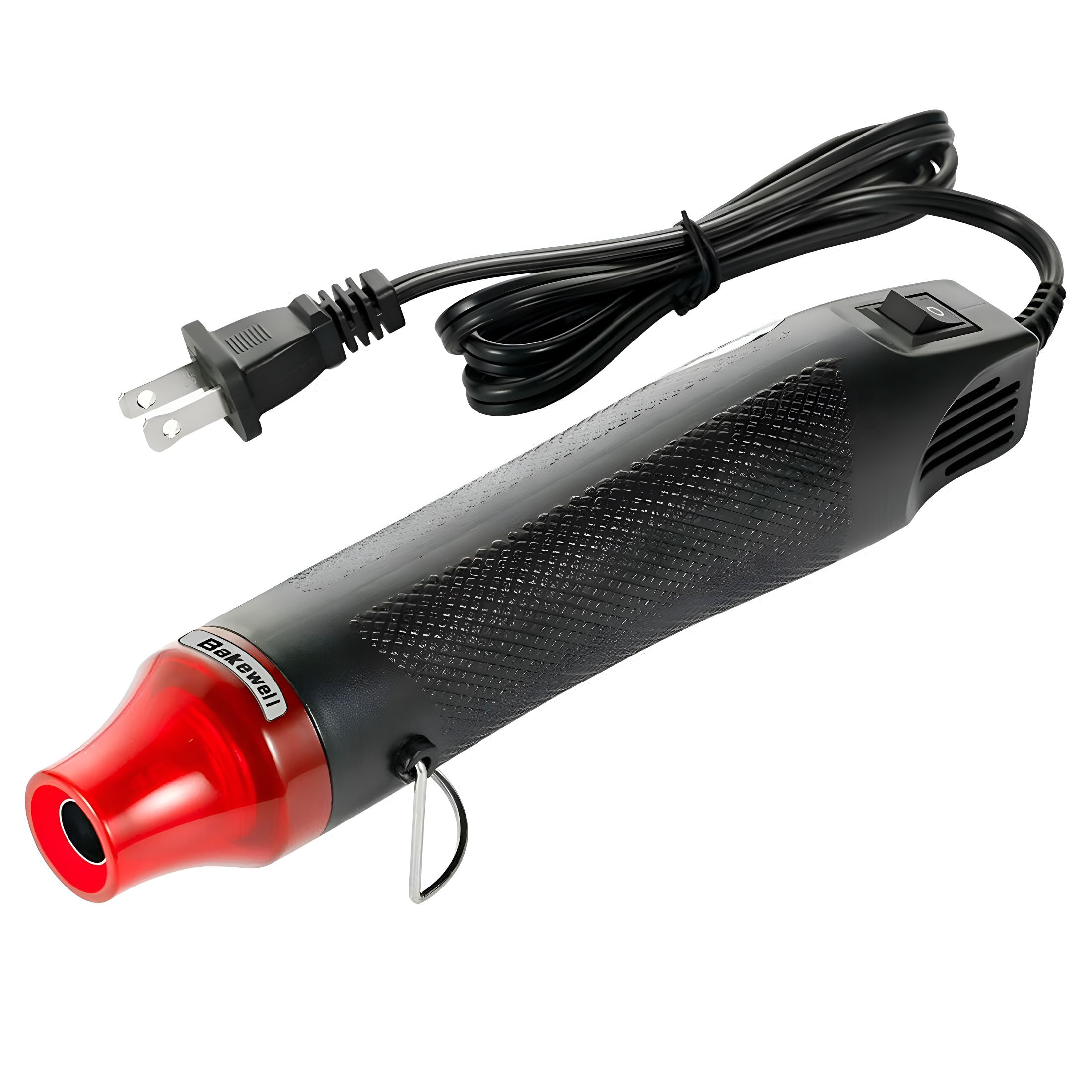 HIBIBUD Mini Heat Gun, 300W Handheld Hot Air Gun Tool, Portable 110V Electric Heat Gun For Craft Embossing, Shrink Wrapping, Stripping Paint, Clay, Rubber Stamp