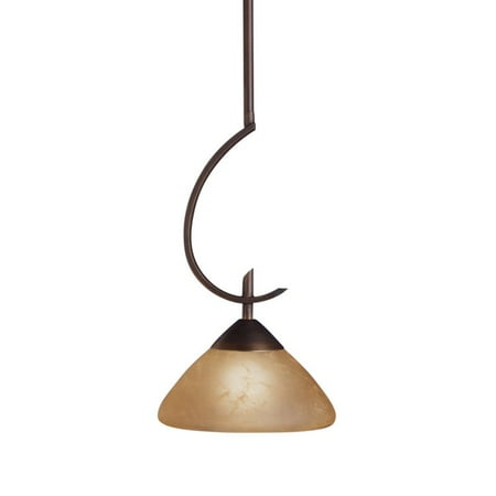 Kichler Olde Bronze Pendant - Kichler Olympia Mini Pendant Light - 8W in. Olde Bronze