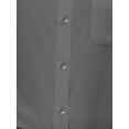 thumbnail image 3 of sogami Men's Short Sleeve Stretch Cotton Dress Shirt with Pocket Regular Fit Men's Gift, 3 of 7