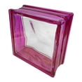 thumbnail image 2 of vidrio block morado 19 x 19 x 8 cm index, 2 of 6