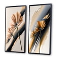 thumbnail image 3 of Designart "Hyperrealistic Gerbera Blossoms I" Gerbera Framed Wall Art Set Of 2 - White Floral Gallery Wall Frame Set For Home Decor, 3 of 6