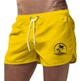 thumbnail image 1 of Mens Small Swim Trunks Solid Beach Board Shorts Lightweight Mens Bathing Suit 9 Inch Inseam Mens Swim Trunks Beach Summer Comfy Swimming Shorts for Men, 1 of 4